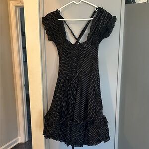 Hell Bunny Black Polka Dot Dress
